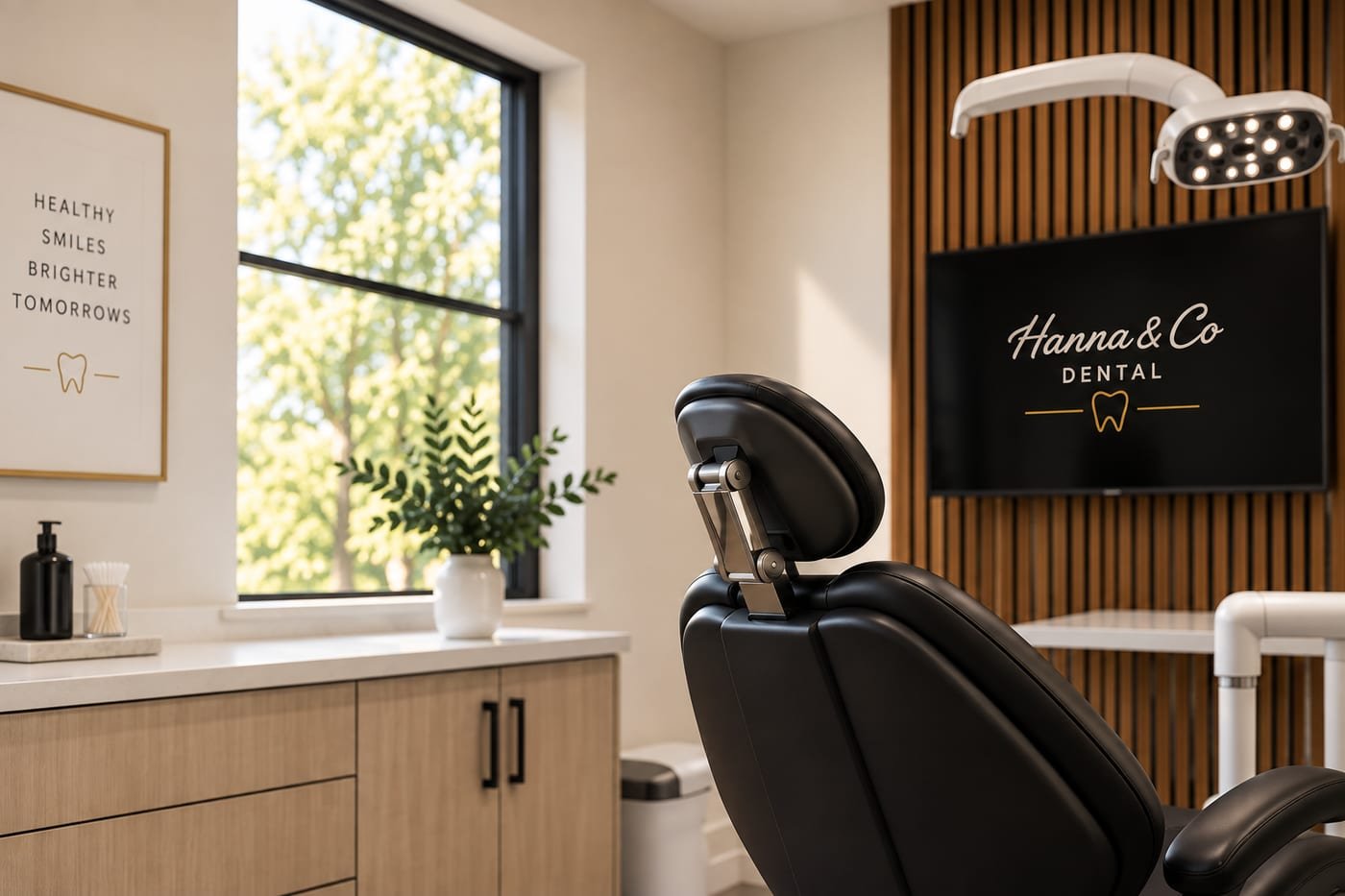 Treatment room at Hanna & Co Dental